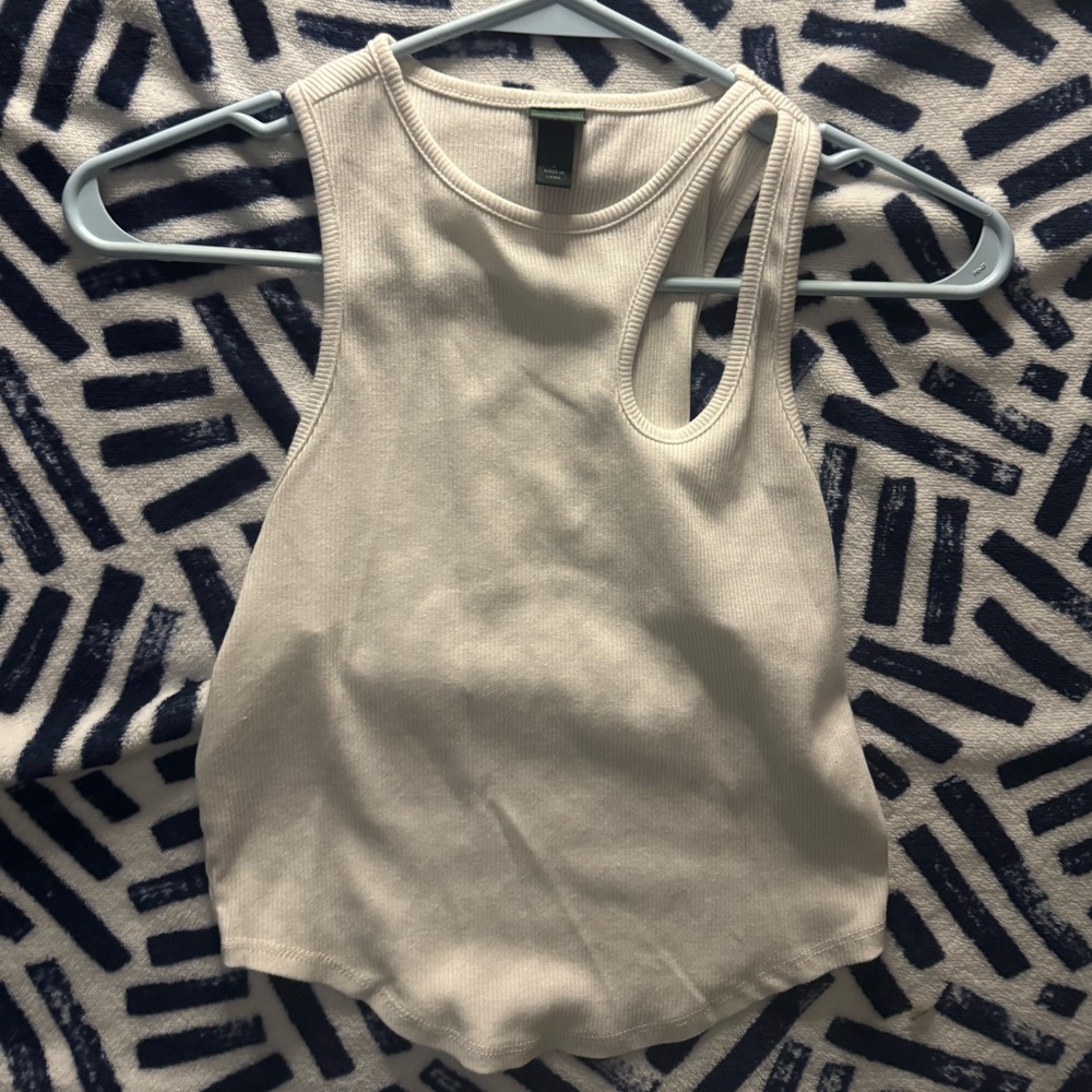 Women's White Tank Top ( Size Small)